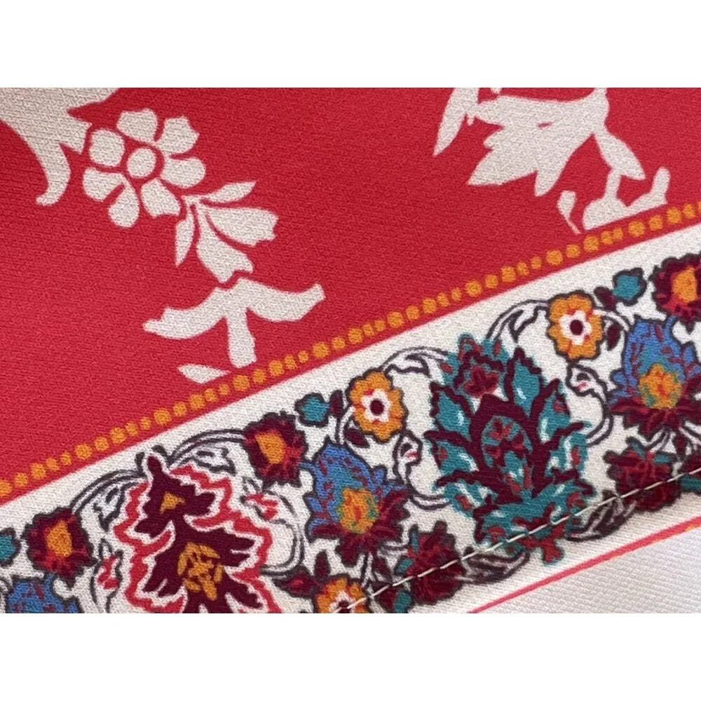 Women’s FLYING TOMATO Orange Dress Size 1X Floral Design Short Sleeve - Picture 8 of 12